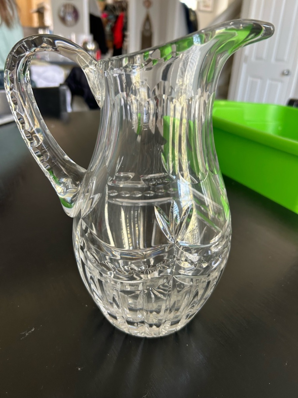 Vintage cut crystal pitcher